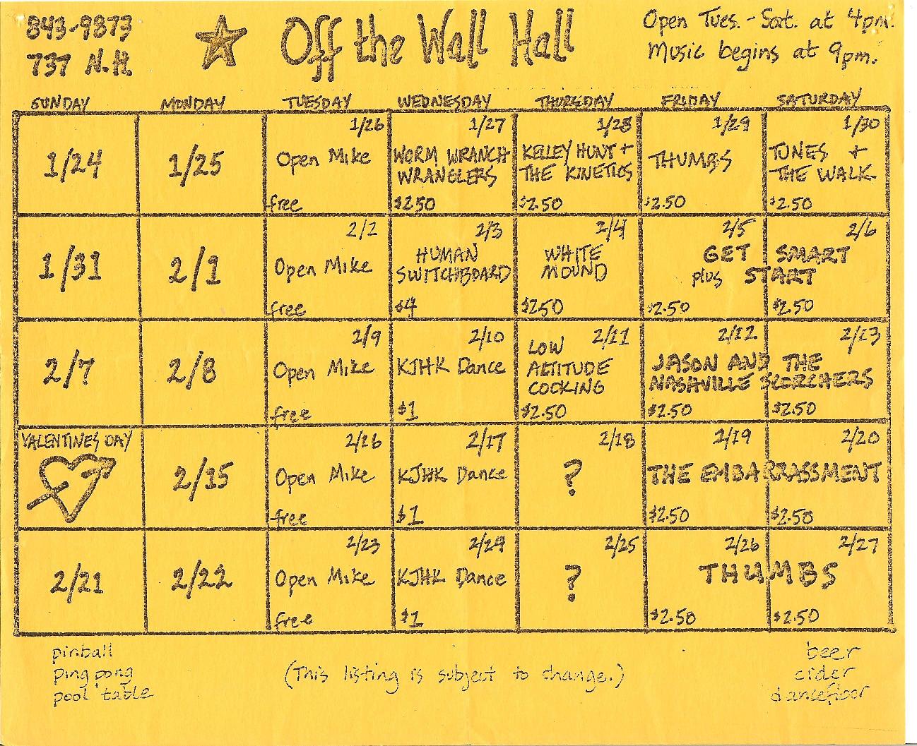 OTWH JAN/FEB 1982